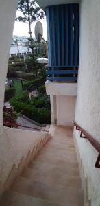 A balcony or terrace at 2bed rooms 95m, Garden&sea view, first floor, Family only دور اول بمدخل مستقل
