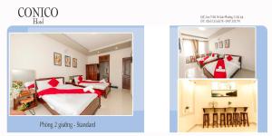Letto o letti in una camera di Conico Đà Lạt Hotel
