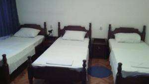 Krevet ili kreveti u jedinici u okviru objekta Hotel Evropa