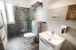 Kúpeľňa v ubytovaní Apartmany JA&MA