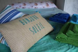A bed or beds in a room at Lo Chalet dell'Artista
