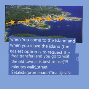 a quote about the island and when you leave the island the easiest option is to at 2 Apartm for rent in Korcula in Korčula