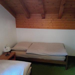 Postel nebo postele na pokoji v ubytování Chalet-Schümli Maisonette