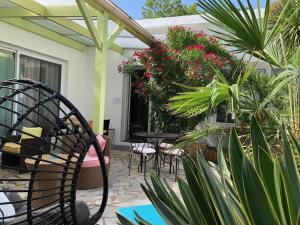 גינה חיצונית ב-Cit'Hotel Atlantis