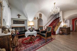 Posezení v ubytování Hotel Weisse Lilie - B&B