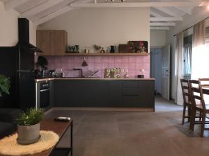 Kuchyň nebo kuchyňský kout v ubytování Rigo’s apartment + 4 fotografie