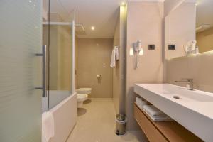 Koupelna v ubytování Hotel Osejava