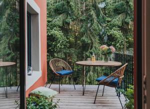 Vonkajšia záhrada v ubytovaní Rotes Haus Bregenz See Wohnung