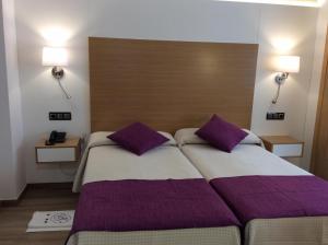 Postel nebo postele na pokoji v ubytování Hotel La Noyesa *** Superior
