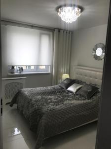 Posteľ alebo postele v izbe v ubytovaní Apartament Chanel Centrum