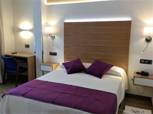 Postel nebo postele na pokoji v ubytování Hotel La Noyesa *** Superior