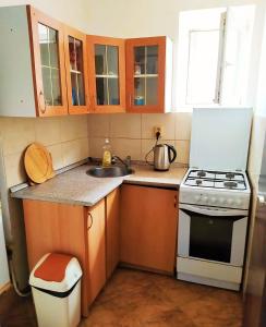Η κουζίνα ή μικρή κουζίνα στο Turistický apartmán ,pro 3-4os