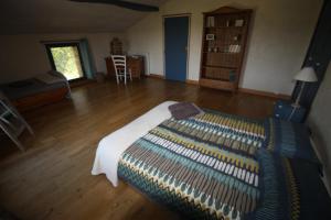 Postel nebo postele na pokoji v ubytování Chambre d'hotes de Jacobiel