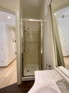 Koupelna v ubytování Plaza Rooms