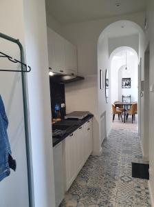 Kuchyňa alebo kuchynka v ubytovaní Monte Gdynia Apartament