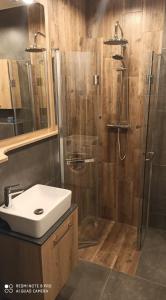 Ένα μπάνιο στο Apartament SZWED-POL