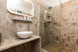 Koupelna v ubytování Apartment Apsyrtides