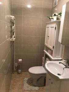 Koupelna v ubytování Jura Apartaments + 16 fotografií