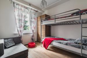 Posteľ alebo postele v izbe v ubytovaní Willa Śnieżynka