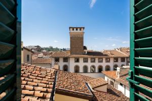 a view from the roofs of the city at Terrace apt in Piazza Strozzi-center of Florence in Florence