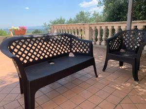 Balkón nebo terasa v ubytování Agriturismo Torre Ercolana