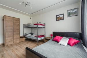 Posteľ alebo postele v izbe v ubytovaní Willa Śnieżynka