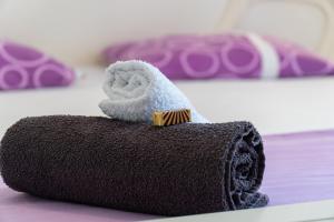 Posteľ alebo postele v izbe v ubytovaní Private Holliday Apartment