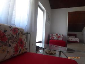 Posezení v ubytování Apartments ORSIC