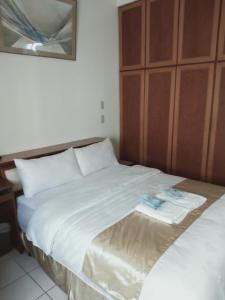 Katil atau katil-katil dalam bilik di Frank B&B
