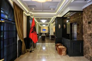 TV a/nebo společenská místnost v ubytování Eler Hotel