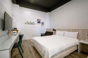 Postel nebo postele na pokoji v ubytování Starrywhale hostel