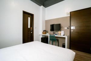 Postel nebo postele na pokoji v ubytování Starrywhale hostel