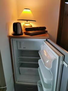 Kuchyňa alebo kuchynka v ubytovaní Ferienwohnung Saunahaus
