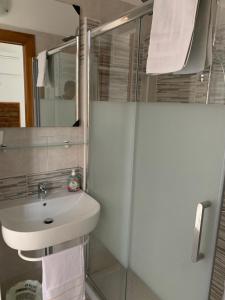 Koupelna v ubytování B&B Gli Archi