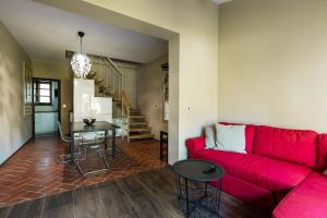 Posezení v ubytování Doppelhaus Villa Casa Alpe Adria