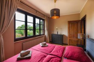 Postel nebo postele na pokoji v ubytování Doppelhaus Villa Casa Alpe Adria