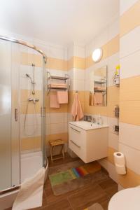Ένα μπάνιο στο Apartmán DOMINO v Horci na Donovaloch