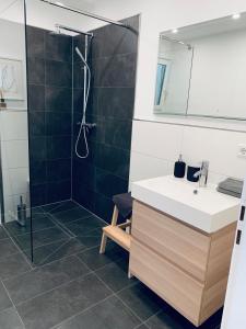 Koupelna v ubytování Appartement Weiss