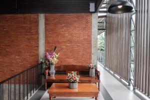 Χώρος καθιστικού στο A Day Inn Lamphun