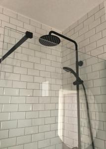 a shower with a shower head in a bathroom at Capistrano Playa 307 in Nerja