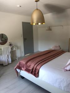 Postel nebo postele na pokoji v ubytování JARDIN DU MARAIS