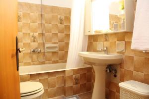 Koupelna v ubytování Meteoron Guesthouse