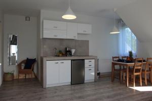 Kuchnia lub aneks kuchenny w obiekcie ApartDębki