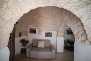 A seating area at Charming Trulli
