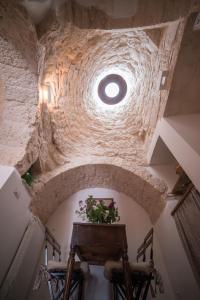 A seating area at Charming Trulli