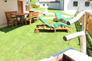 Vonkajšia záhrada v ubytovaní Zirbenchalet Grossglockner