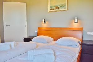 Postel nebo postele na pokoji v ubytování Penthouses Panorama