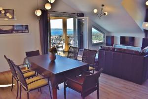 Posezení v ubytování Penthouses Panorama