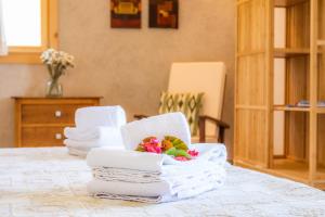 Ein Bett oder Betten in einem Zimmer der Unterkunft Finca Can Blai