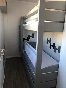 Postel nebo postele na pokoji v ubytování Domeček u Prahy